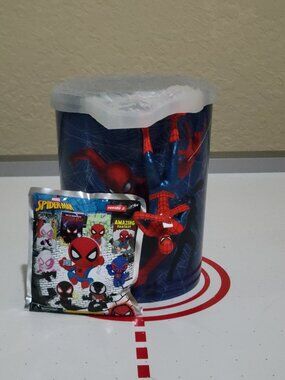 Spider-Man Brand New Day Popcorn Bucket AND Bag Clip